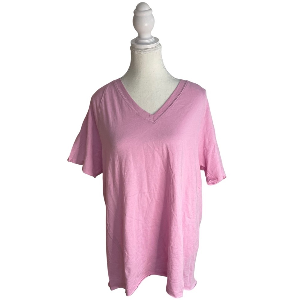Zella Vintage Wash Relaxed Fit T-Shirt Pink